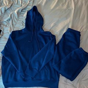 Forever 21 Navy Blue Sweat Set